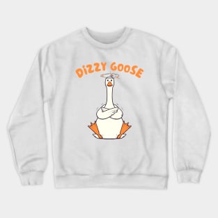 Chronic Illness Spoonie POTS EDS Silly Goose Dizzy Goose Crewneck Sweatshirt